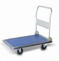 Foldable Platform Hand Truck with 5-inch PE Wheels