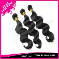 2014 Tena Durable And Long Lasting Malaysian Wavy Human Hair Weaves