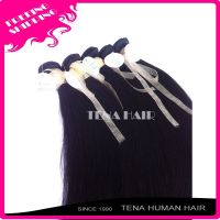 Tena indian remy hair extension 100% top quality indian cheap virgin remy human hair
