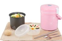 Food Use and Eco-Friendly Two-layer Round Sealed Lunch Box 1.2L