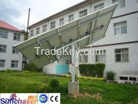 Dual axis solar tracking system