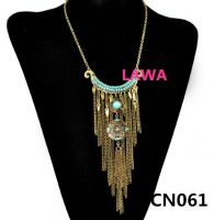 Wholesale fashion Woman handmade necklace earrings set  CN061