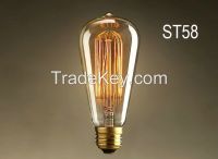 Retro Edison incandescent light bulb