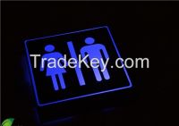 led restroom light sign