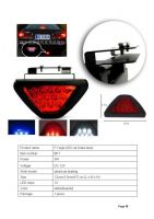 F1 style LED car brake lamp