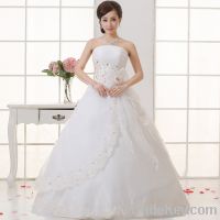 Bride  wedding, white lace wedding dress