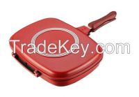 Double Side Grill pan in nonstick coating