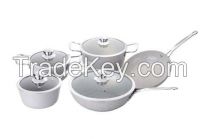 supply fashion style of forged aluminum cookware set