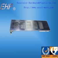 sheet metal part with nature anodizing/open rack mount