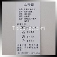 woven label, printed clothing label