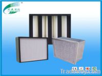 H14 HEPA filter, Mini-pleated hepa filter for terminal ventilation sys