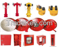 inlet breeching , hose reel , Cabinet , Nozzle