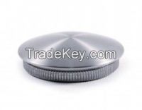 stainless steel inox V2A tube end cap