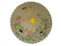 Sell Chinese Sun Parasols, White Paper Parasols, White Parasol.