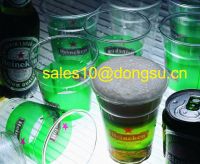 Plastic cups with various sizes
