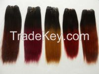 Machine Weft Straight Human Hair Extensions