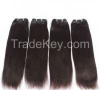 Machine Weft Straight Human Hair Extensions