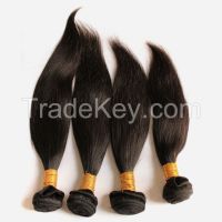 Machine Weft Straight Human Hair Extensions