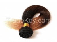 Machine Weft Straight Human Hair Extensions