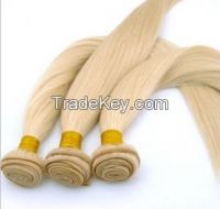 Machine Weft Straight Human Hair Extensions