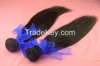 Machine Weft Straight Human Hair Extensions