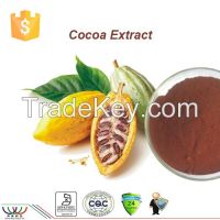 free sample organic natural GMP manufacturer cacao extract cocoa polyphenol theobromine