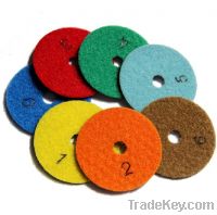 30#-3000# 4inch diamond wet polishing pad for granite