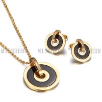MissHerr fashion top selling new style 316l jewelry set