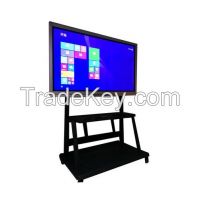 New launched 65 inch interactive smartboard tv, monitor touch screen tv with anroid&windows8 dual sys