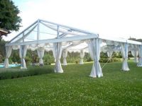 Outdoor big aluminum transparent tent for sale