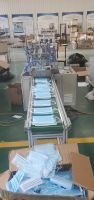 automatic high efficiency plat face mask production line