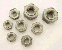 Stainless steel hex nuts, wing nuts, domed nuts , flange nuts, weld nuts, self lock nuts, square nuts, thin nuts