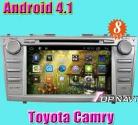 Car DVD GPS special for Toyota Camry with Android 4.1 version A9 Dual Core & 1Ghz CPU processor, and DDR3 1G RAM, 8GB  iNand memory
