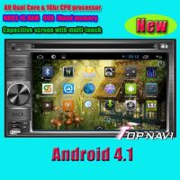 double din Android with Android 4.1 version A9 Dual Core & 1Ghz CPU processor, and DDR3 1G RAM, 8GB  iNand memory