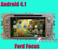 car dvd player for ford focus with Android 4.1 version A9 Dual Core & 1Ghz CPU processor, and DDR3 1G RAM, 8GB  iNand memory