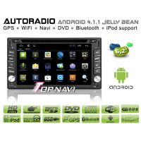 6.2" 2 din car dvd Pure Android system