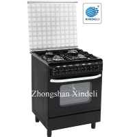 powder coated free standing gas stove with 4 burners oven