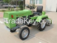 Four wheel farm tractor