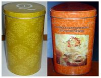 tea tin, tea canister, tin tea box, tin can, tin box, tin canister