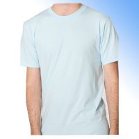 Sell 100% cotton blank men's t-shirt with round-neck