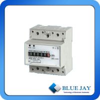 5+1 Digits Single Phase Two Wire Mini Power Meter Active Din Rail Energy Meter XTM75S