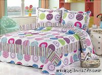 BR1040 polyester or cotton printed quilt bedding sets bedspread bed sh