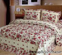 BR1047 polyester or cotton printed quilt bedding sets bedspread bed sh