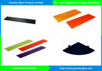 Back Printed Tempered glass shelves