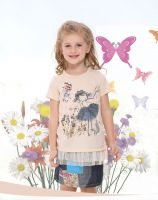 Sell  Baby Girl's Embroidery T-shirt (100% cotton)