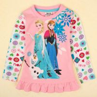 Sell Frozen Anna Girls Long Sleeve Tee F5098Y#