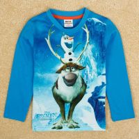 Sell Frozen Boys Print Long Sleeve Tee A5028#, Frozen t-shirt, Boys t-shirt