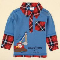 Sell Baby Girls Embroidery Long Sleeve Polo A1255##, girls t-shirt, kids winter t-shirts, childrens t shirts