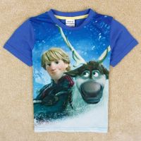 Sell Frozen tshirt, Frozen Boys 3D Print Short Sleeve t shirt C5026#, Frozen dress