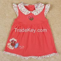 Sell Embroidery Flower Princess Dress H4980#